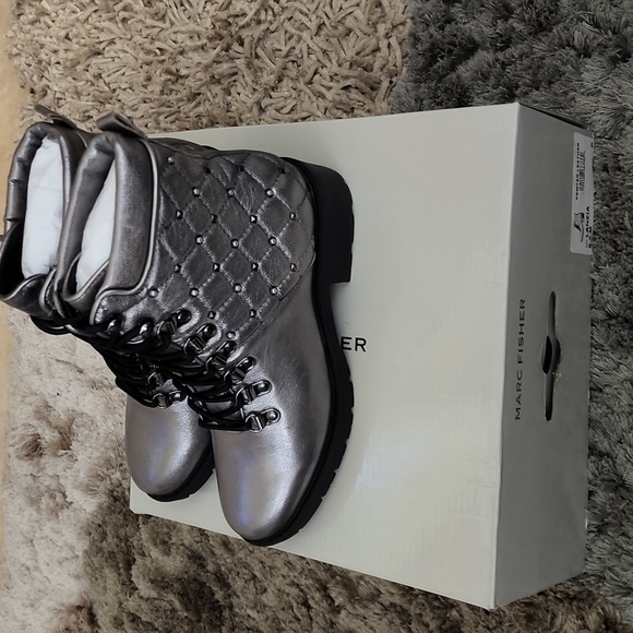 New Marc Fisher Lanzia Combat Boot - Picture 3 of 6